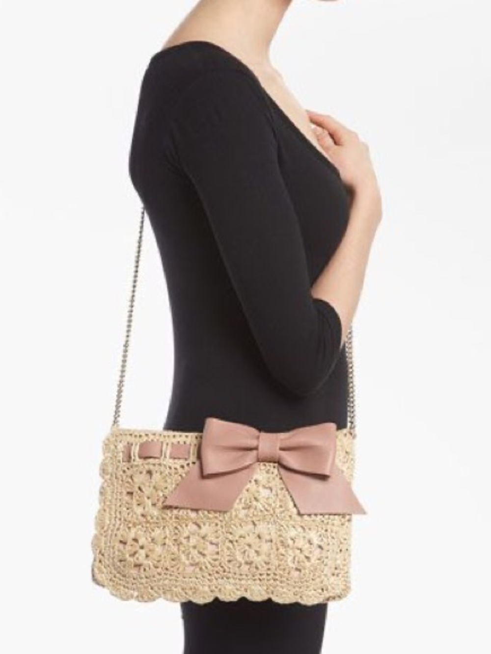 Red Valentino Bag with Blush Bow